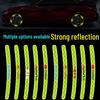 Reflective Wheel Hub Stickers: Luminous, Personalized Motorcycle and Car Decoration