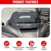 Motorcycle Fairing Windscreen Wind Deflector Windshield ABS Plastic For Harley Trike Tri Glide Ultra Classic FLHTCUTG 2014-2025