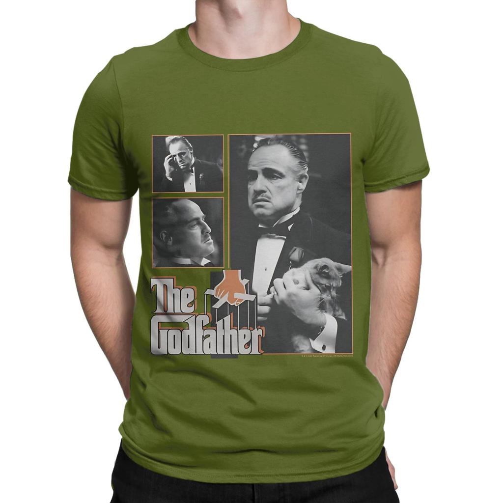 The Godfather Vito Corleone Stray Poster Novelty 100 Cotton TShirt The Godfather Tops Tees For Unisex