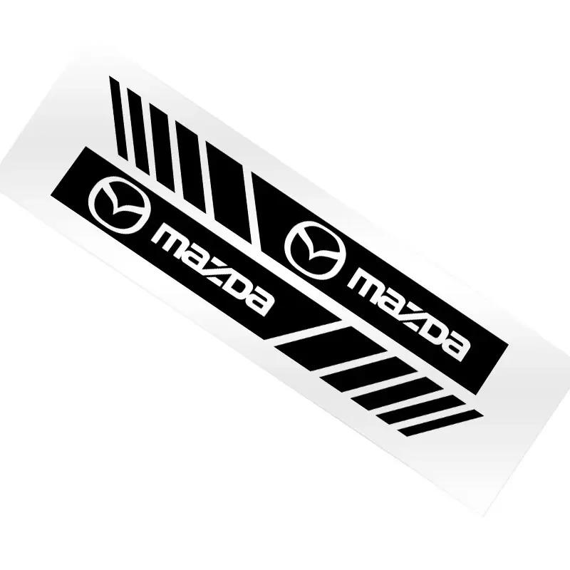 

2 шт. Автомобильные 3D наклейки Зеркало заднего вида Боковая полоса Для Mazda 2 3 4 5 6 7 8 323 626 CX5 CX7 CX9 RX8 MX3 MX5 Atenza Goo коричневый