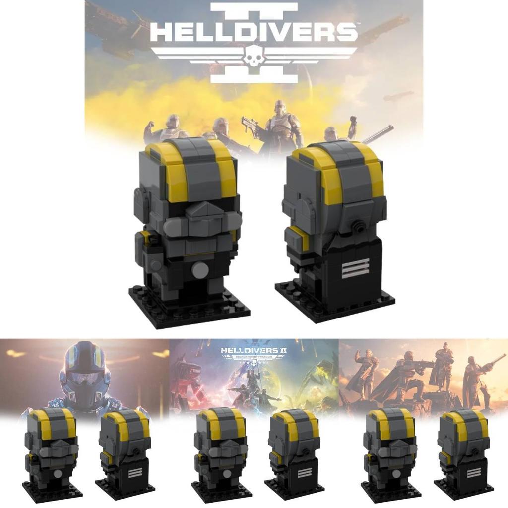 Helldivers 2 Miniatur-Bausteine Set für Kinder mit DIY-Montagespaß