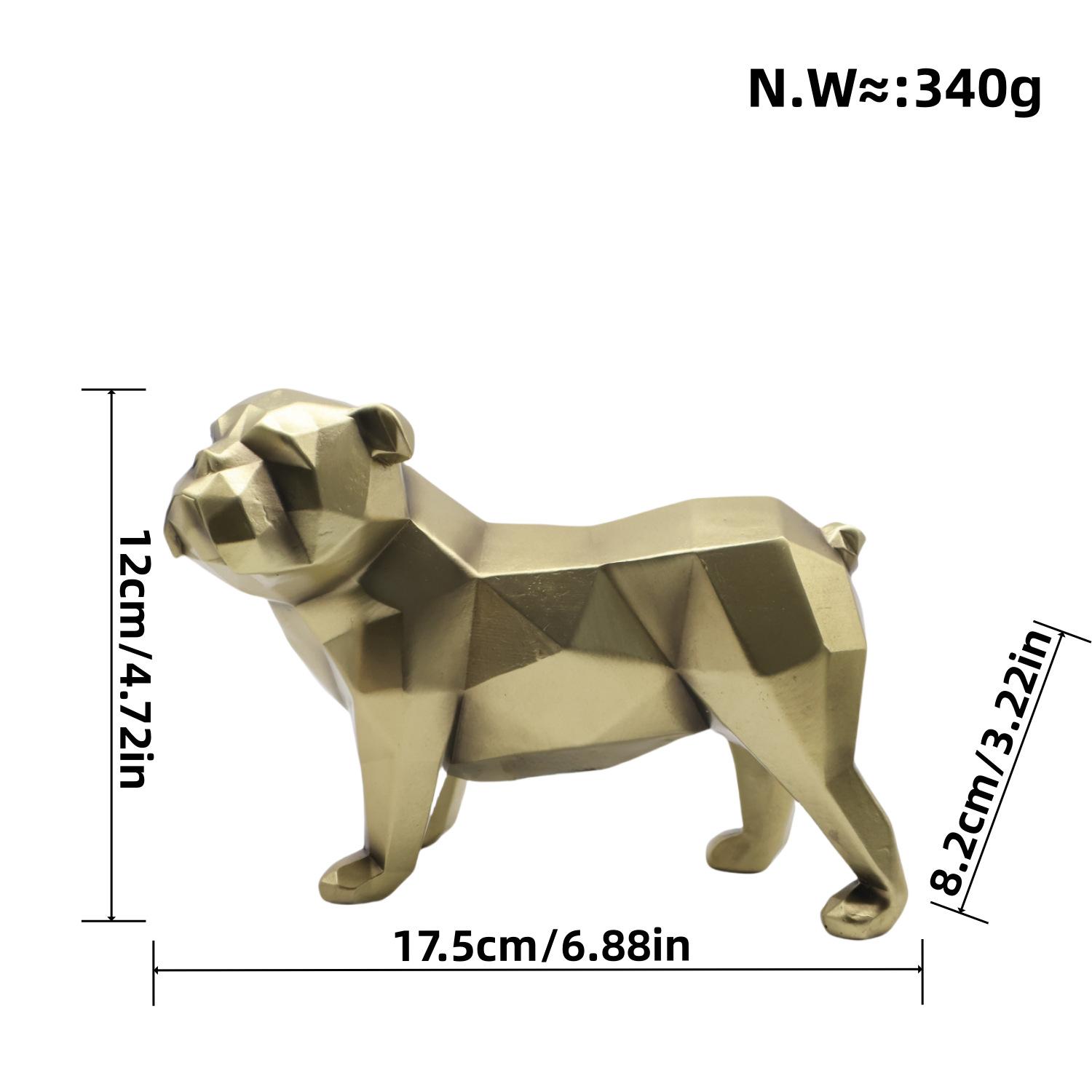 

Современный простой геометрический метод ходьбы собачьи бои украшения украшения ремесла гостиная вход украшения дома принадлежности для домашнего переезда