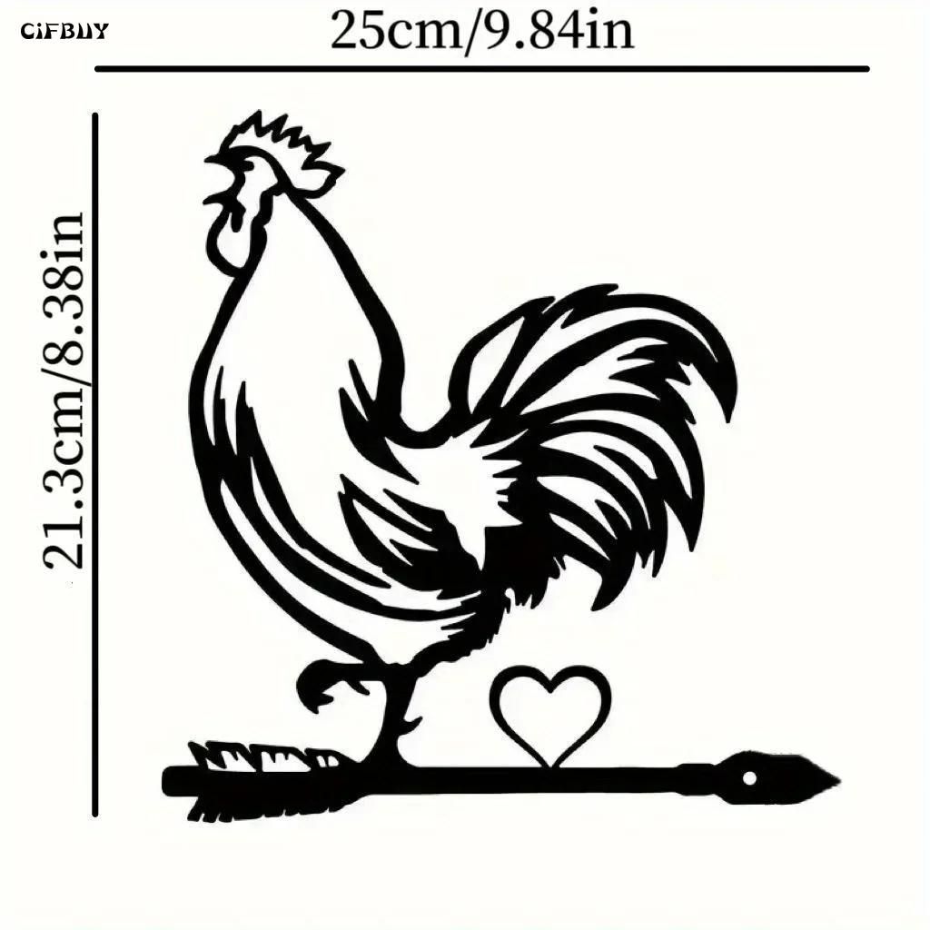 Metal Rooster Wall Art Elegant Home Decor