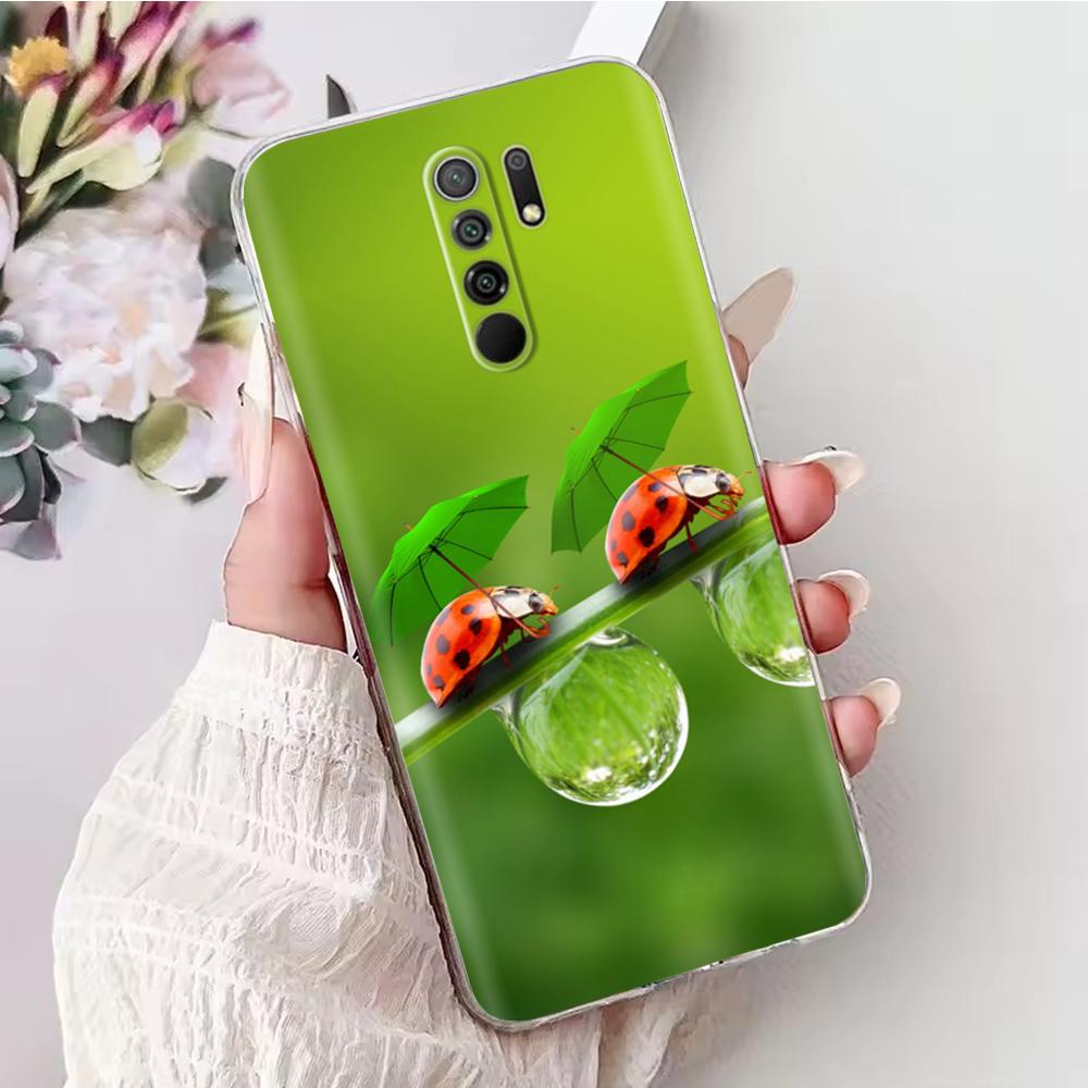 Phone Case For Xiaomi Redmi 9 Case Soft TPU Silicone Back Cover for Xiaomi Redmi 9 Redmi9 Case Transparent Bumper Cover Fundas