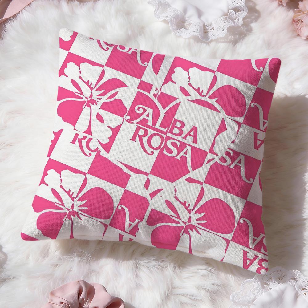 fashion a-Alba Rosa Cushion Cover Premium Comfort Reversible Pillow Cove -Two in One Design for Any Room & Car Interior
