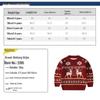 Kinder Rentier Weihnachtspullover - Doppellagiger Jacquard Cartoon Pullover, Langarm, Lagerware