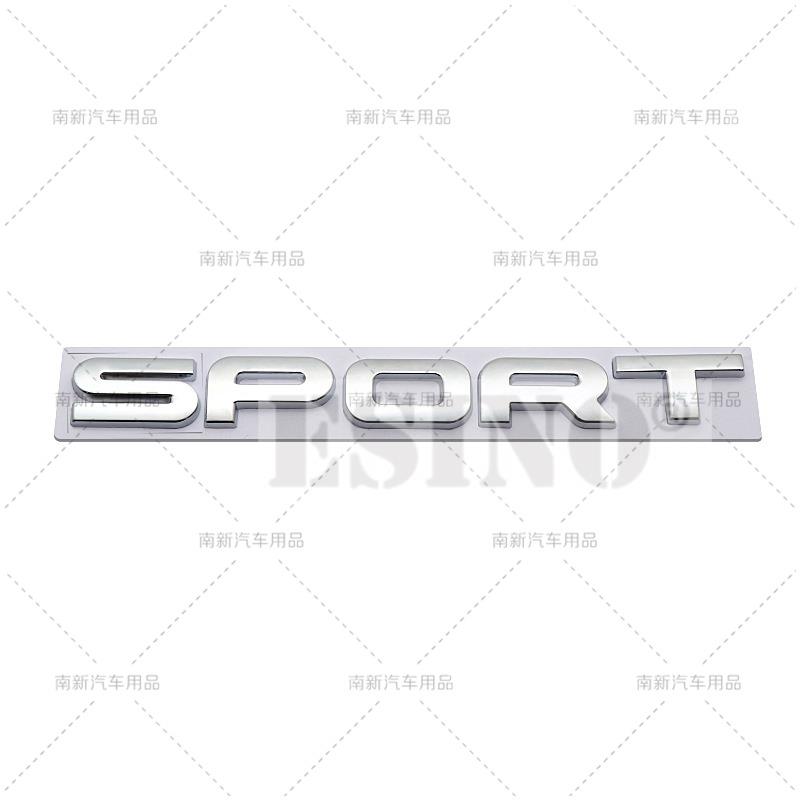 1 Stück 3D Sportwagen Kofferraum Metall Abzeichen Emblem Für Auto Heckklappe Kotflügel Tür Klebeabzeichen für Range Rover Sport