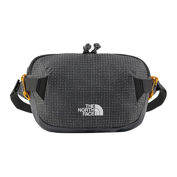 

The North Face Clyffe 2L Brand Logo Fabric Waist Bag Unisex Waist Bag Fire-Rock-Gray Cosmic-Black NF0A8GJF Fire Rock Gray & Cosmic Black