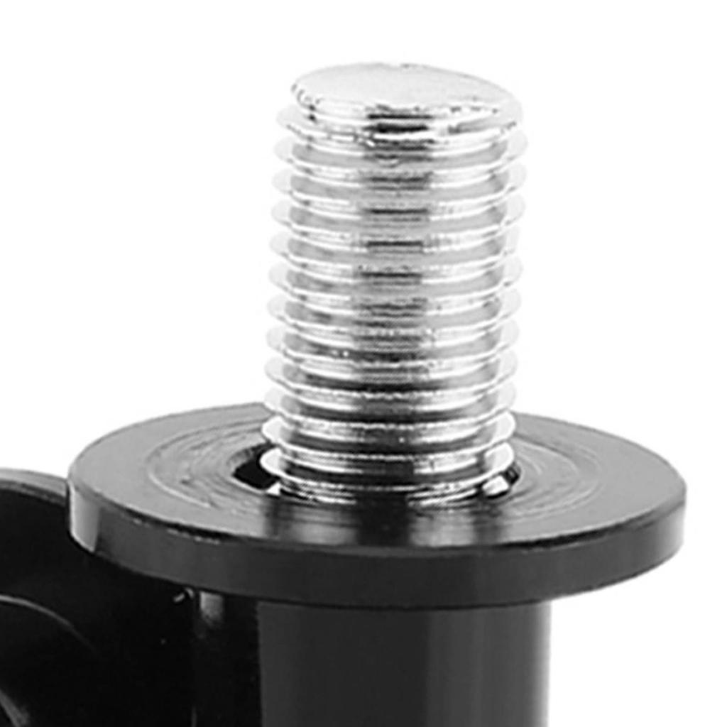 Motorcycle CNC Aluminium Alloy Swing Arm Spool Sliders Stand Swingarm Bobbins(10mm, Black)