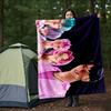 "Vivid Hair Color Collection: Brighten Up Your Look!"Blanket Lightweight Flannel Throw Blanket for Sofa, Bed, Travel, Camping, Livingroom, O