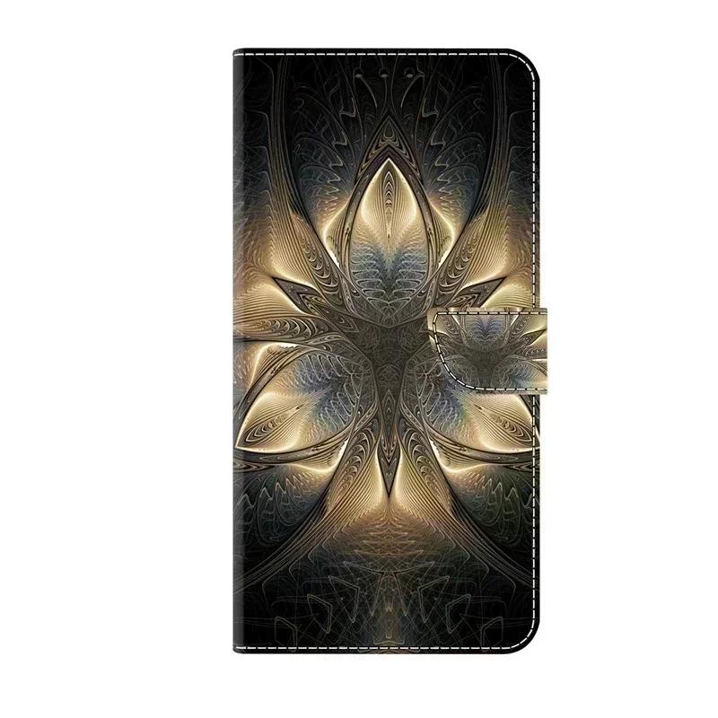 למארז Samsung S25 FE כיסוי ספר מתקפל עם דוגמה צבועה עבור Samsung Galaxy S 25 FE S25FE SM-S731B כיסויי טלפון Fundas