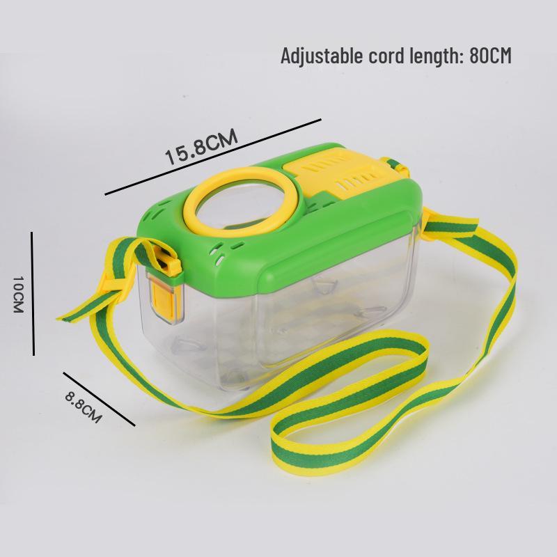 Kids' Outdoor Adventure Insect Exploration Set with Observation Box, Net, and Scoop