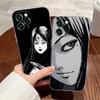 Horror Comic T-Tomies-Junjis Ito Manga Transparent Case For Apple iPhone 17 16 15 14 13 12 11 Pro Max Plus 16E 17Air Phone Cover