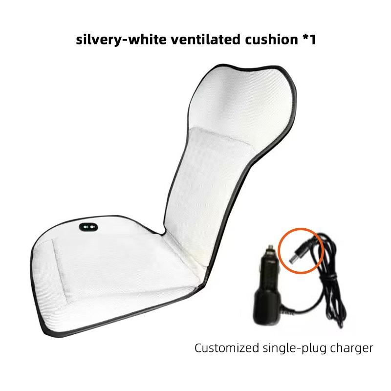 AMM1 For Tesla Model 3 Y Ventilation Seat Cushion DC 12V Spacer Car Summer Cool Air Seat Cushion Fast Blowing Ventilation Seat Coolin
