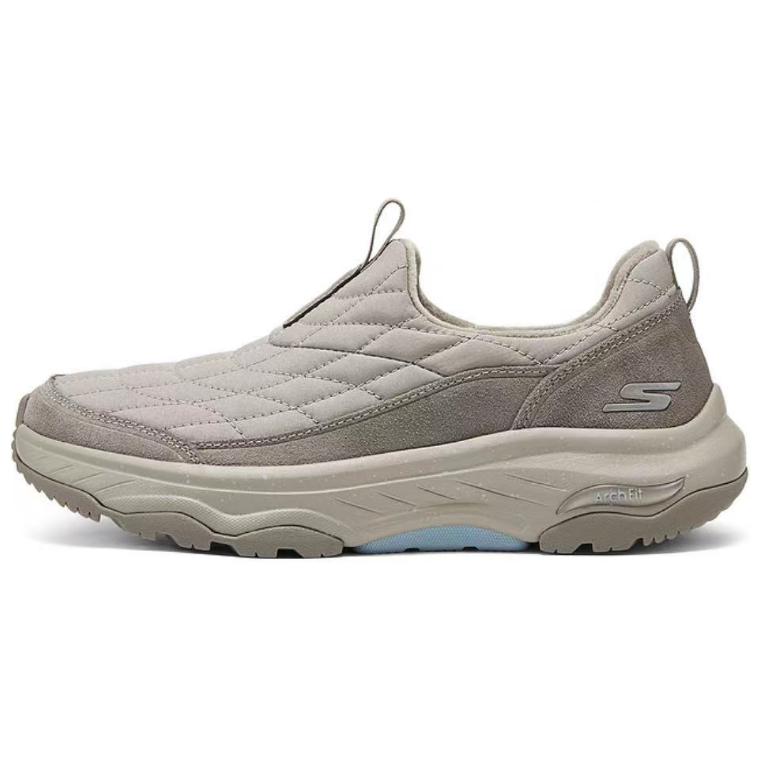 Skechers Go Walk Удобные Универсальные Прочные Низкие Повседневные Кроссовки Женские Серый Коричневый 124894-TPE 37