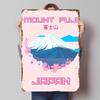 Mount Fuji Japan Travel Metal Poster Custom Wall Art Retro Vintage Tinplate Signs for Man Cave Gaming Room Decoration Garage