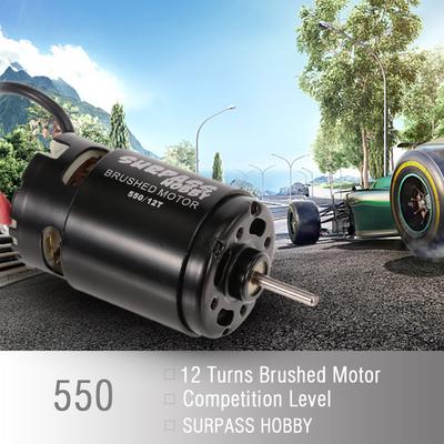 SURPASS HOBBY 550 12T Brushed Motor for HSP HPI Wltoys Kyosho TRAXXAS 1/10 RC Car Drift Touring