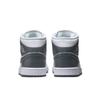 BQ6472-113 Nike Air Jordan 1 Mid White Smoke Grey (Women's)