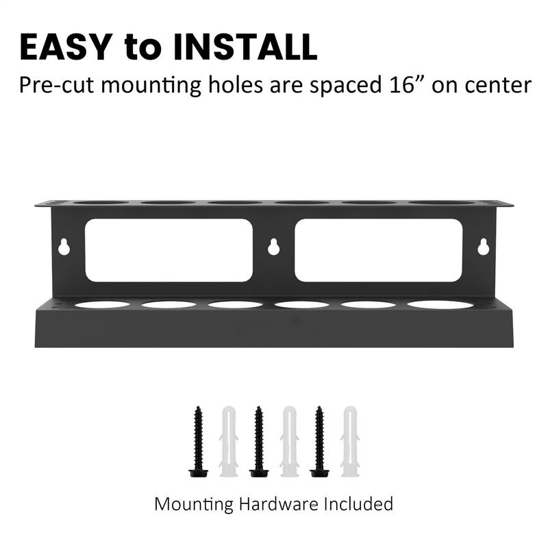 Caulking Tube Rack Metal Grease Tube Rack Wall Mounted Sealant Organizer Hand Caulking Tube Rack Caulking Tool Storage Rack