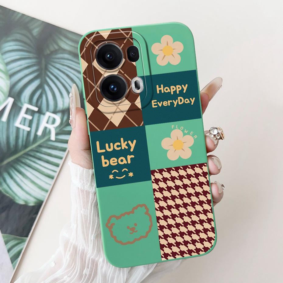 Cute Cartoon Phone Case For OPPO Reno13 Pro / Reno13 / Reno13 F 4G 5G Soft Silicone Protective Cover For Oppo Reno 13 13F 13Pro