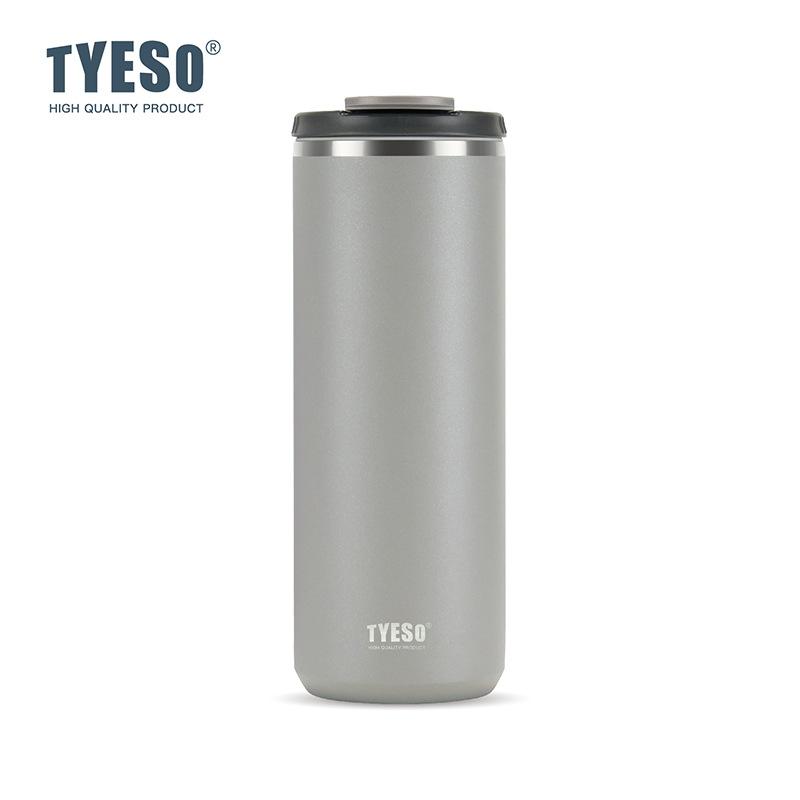 TYESO 600ML Stainless Steel Thermos Bottle Keeps Cold and Heat Thermal Mug Travel Insulated Cup Outdoor Sport Vacuum Flask