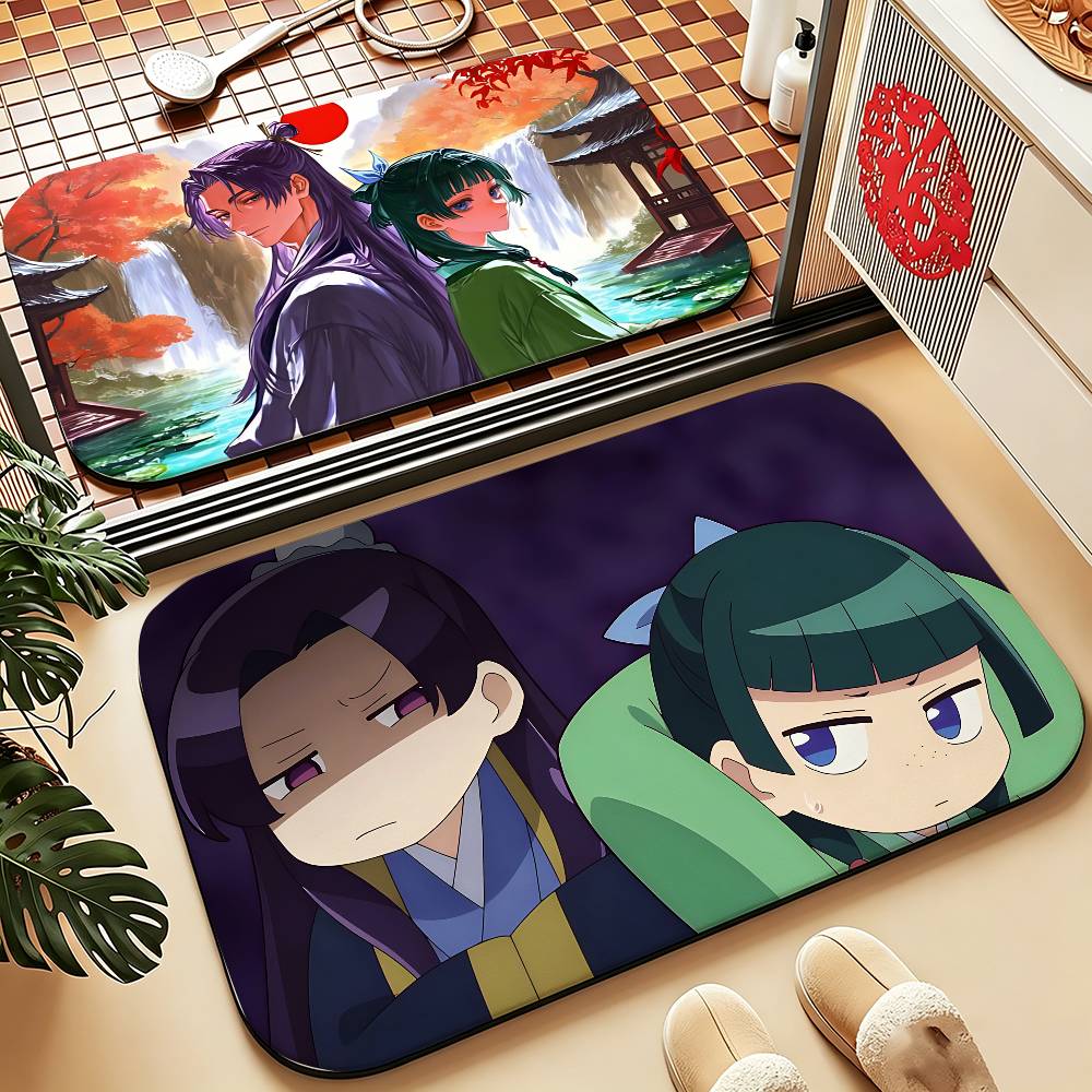 Anime K-kusuriya No Hitorigoto-S Cute Carpet Bathroom Anti-slip Mat Door Mat Home Decoration Mat Entrance Mat Scratch-resistant