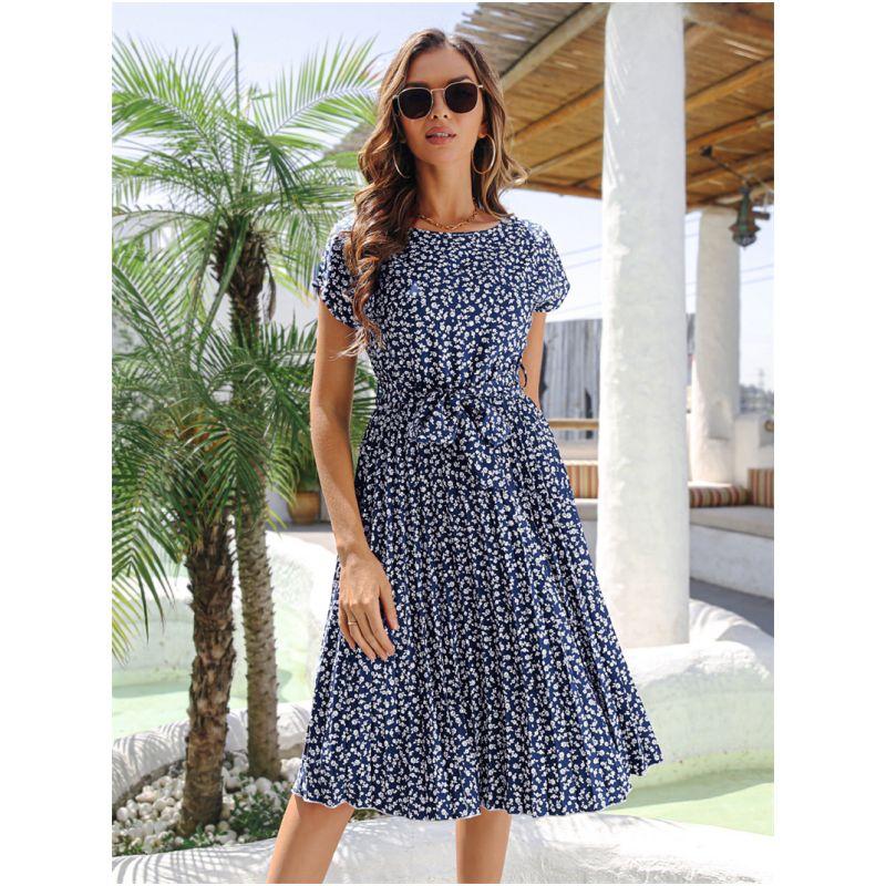 

Spring Summer Dresses Women Dresses Dark Blue M