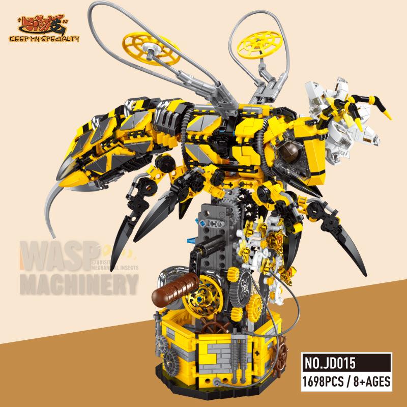 

Механический панк насекомое конструктор игрушка (Модель JD011-15) - Набор для сборки Кузнечик, Жук, Богомол, Скорпион, Бесплатная доставка
