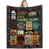 Camping Blanket for Camping Enthusiasts, Creative Gifts for Men or Women, Gifts for Outdoor Campers, Holiday Birthday Gifts#