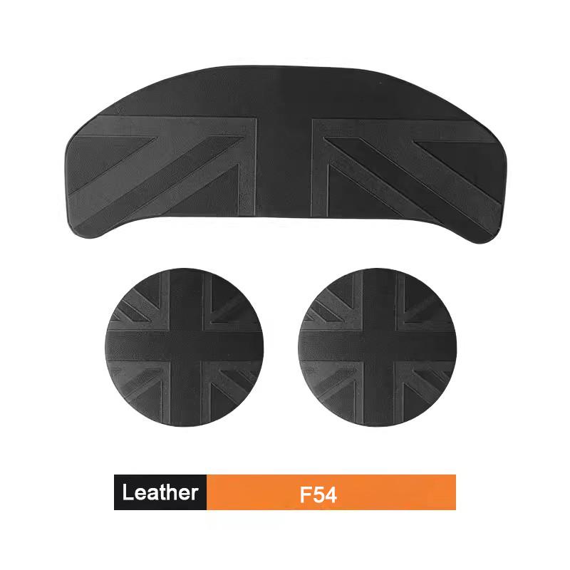 3 szt. Podkładka pod kubek do samochodu, antypoślizgowa, skórzana podkładka, mata-uchwyt na kubek z wodą dla MINI Cooper F54 F55 F56 F57 F60 Countryman Clubman Akcesoria