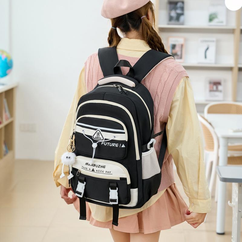 School bag, high value, fresh and sweet backpack, newborn leisure, simple and light commuting, versatile and large capacity
