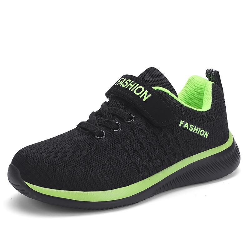 Autumn Mesh Kids Running Shoes Lightweight Breathable Outdoor Sneakers Boys Girls Athletic Footwear