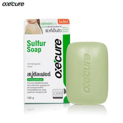 Oxe'cure Sulfur Soap, Dermatologically Tested, 100 G. - Skiin Care