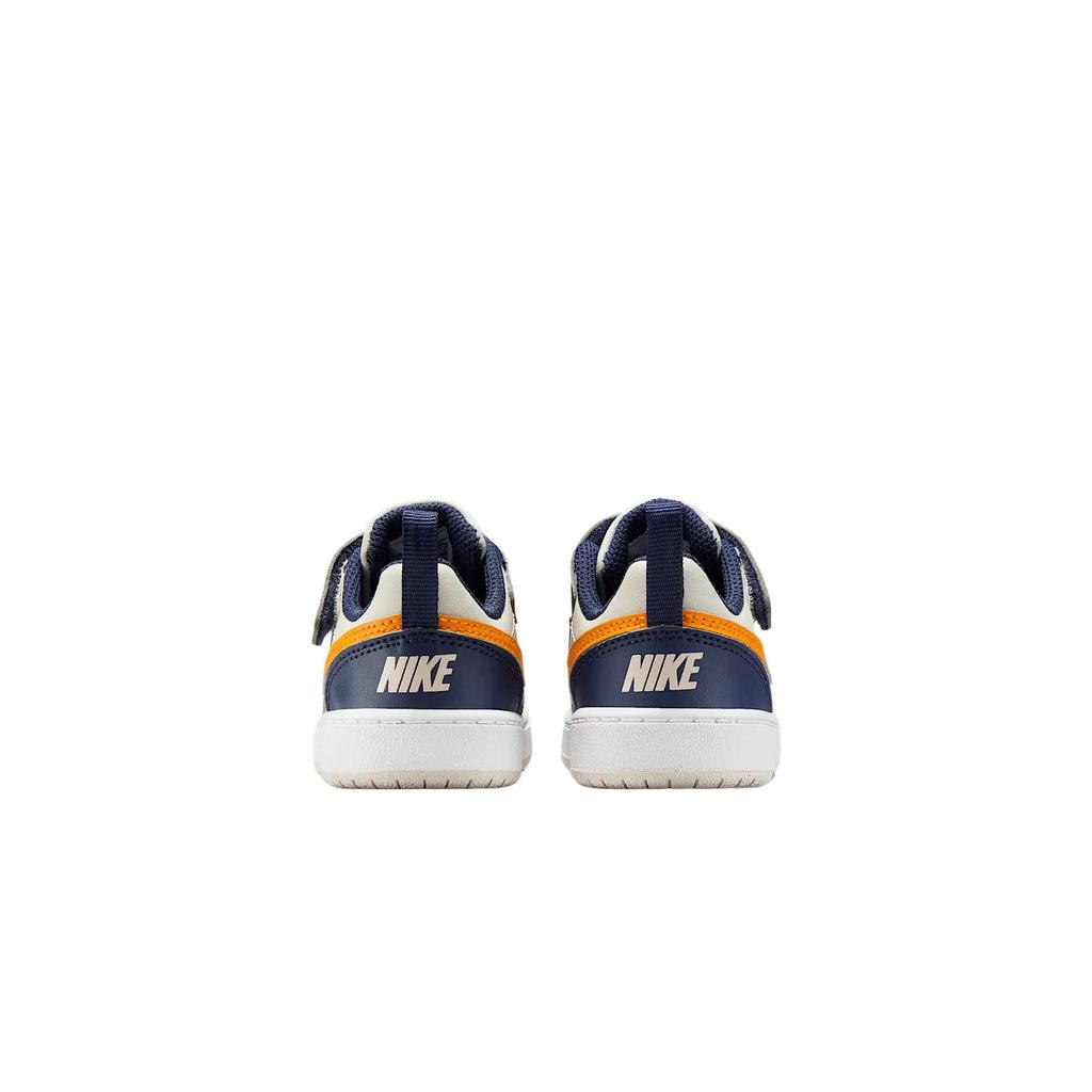 Nike Court Borough Low Recraft TD Midnight Navy Orange Peel Baby Sneakers Blue Light-Orewood-Brown White DV5458-126