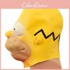 Máscara de Halloween dos Simpsons Headgear de Látex Para Festas a Fantasia e Role Play