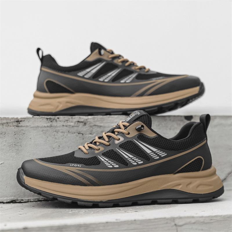 2025 Summer New Breathable Mesh Shoes Men's Soft-soled Outdoor Casual Shoes Non-slip Sports Running Shoes