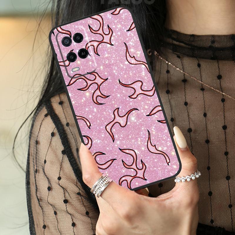 Cool Flame Colorful Pattern Case For Oppo A5 Pro A15 A17 A57 A77 A18 A38 A58 A78 A98 A94 A74 A54 A40 A60 A80 A96 A76 A16