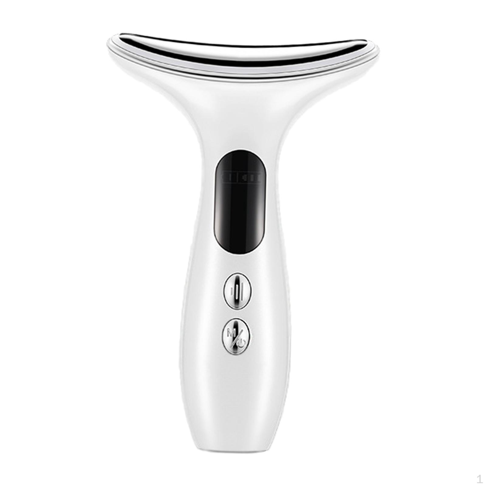 Электрический массажер для лица и шеи, Массажер для лица для подтяжки кожи White