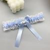Bride Wedding Lace Garter Elastic Leg Band Lace Trim Design Leg Decoration for Formal Event Proms Ceremony Accessories