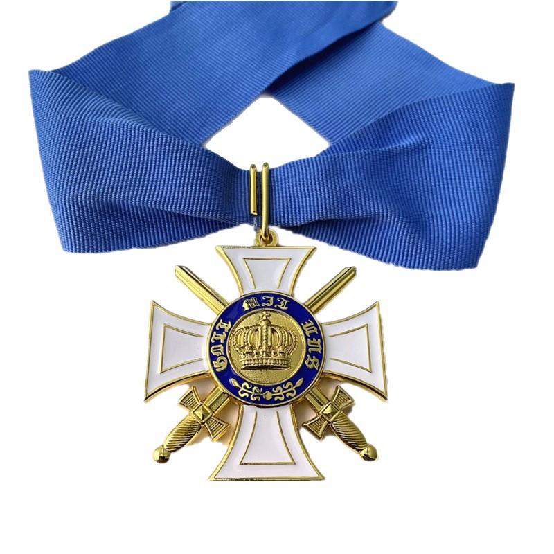 Medalha Prussiana, Classe de Cavaleiro, Coroa, Insígnia da Cruz, Medalha Alemã, Medalha Comemorativa Estrangeira, Colar, Broche, Presente de Natal, Enchimento de meias
