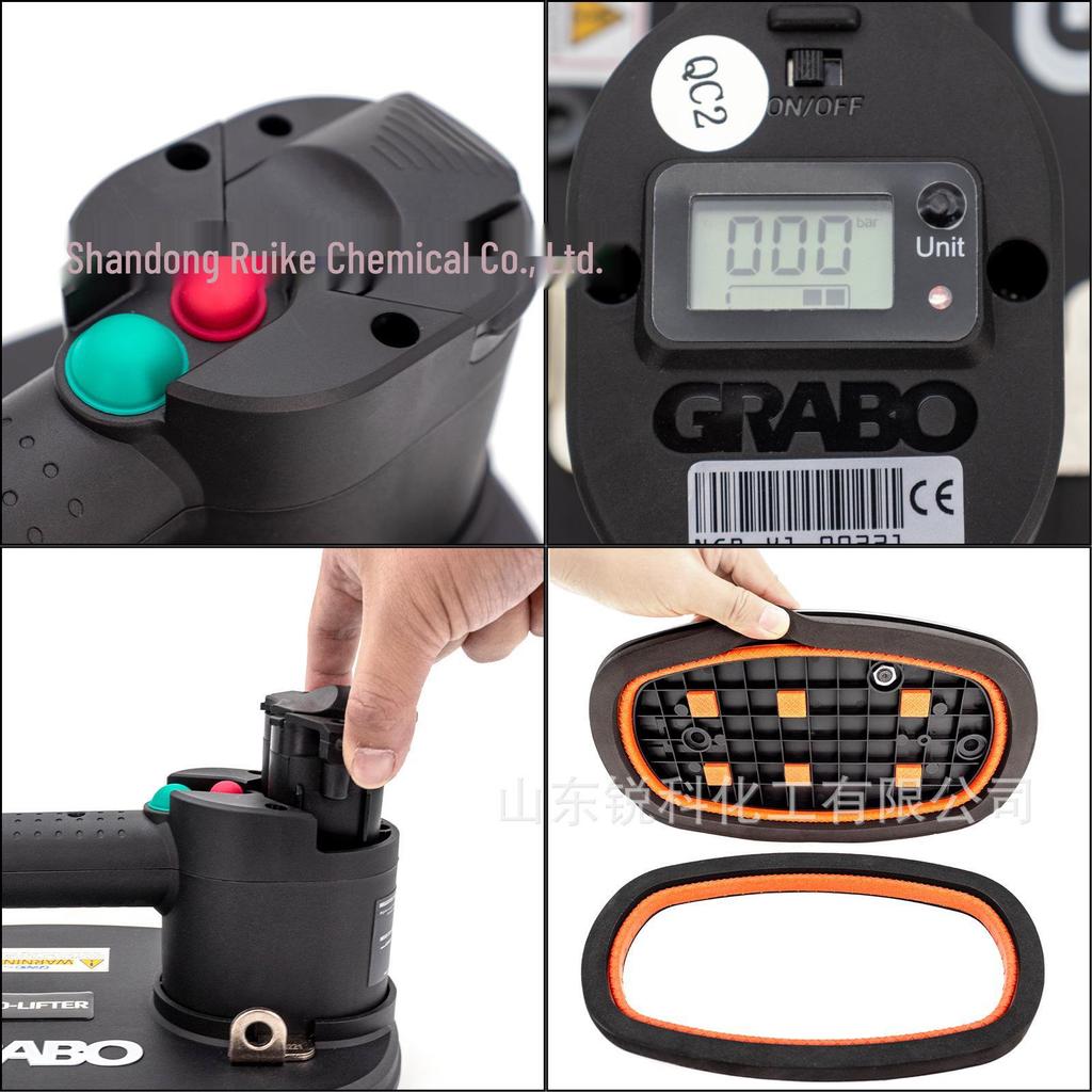 GRABO Electric Vacuum Suction Cup: Handheld Tool for Handling Marble, Stone, and Glass