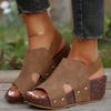 Summer Large Size 43 Platform Wedge Sandals Women's Fashion Hot Style After Trip Cool