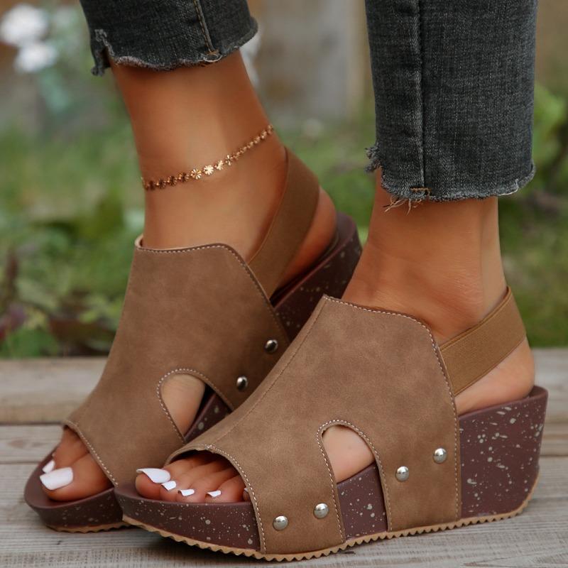 Summer Large Size 43 Platform Wedge Sandals Women's Fashion Hot Style After Trip Cool