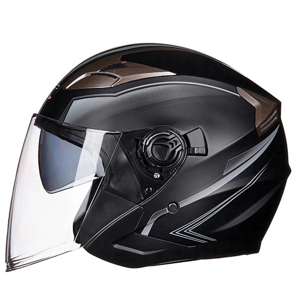 

Motorcycle Helmet Off Road Racing Helmet Half Face Cool Casco Moto Street Fashion Helmet for Men Women Four Seasons XL