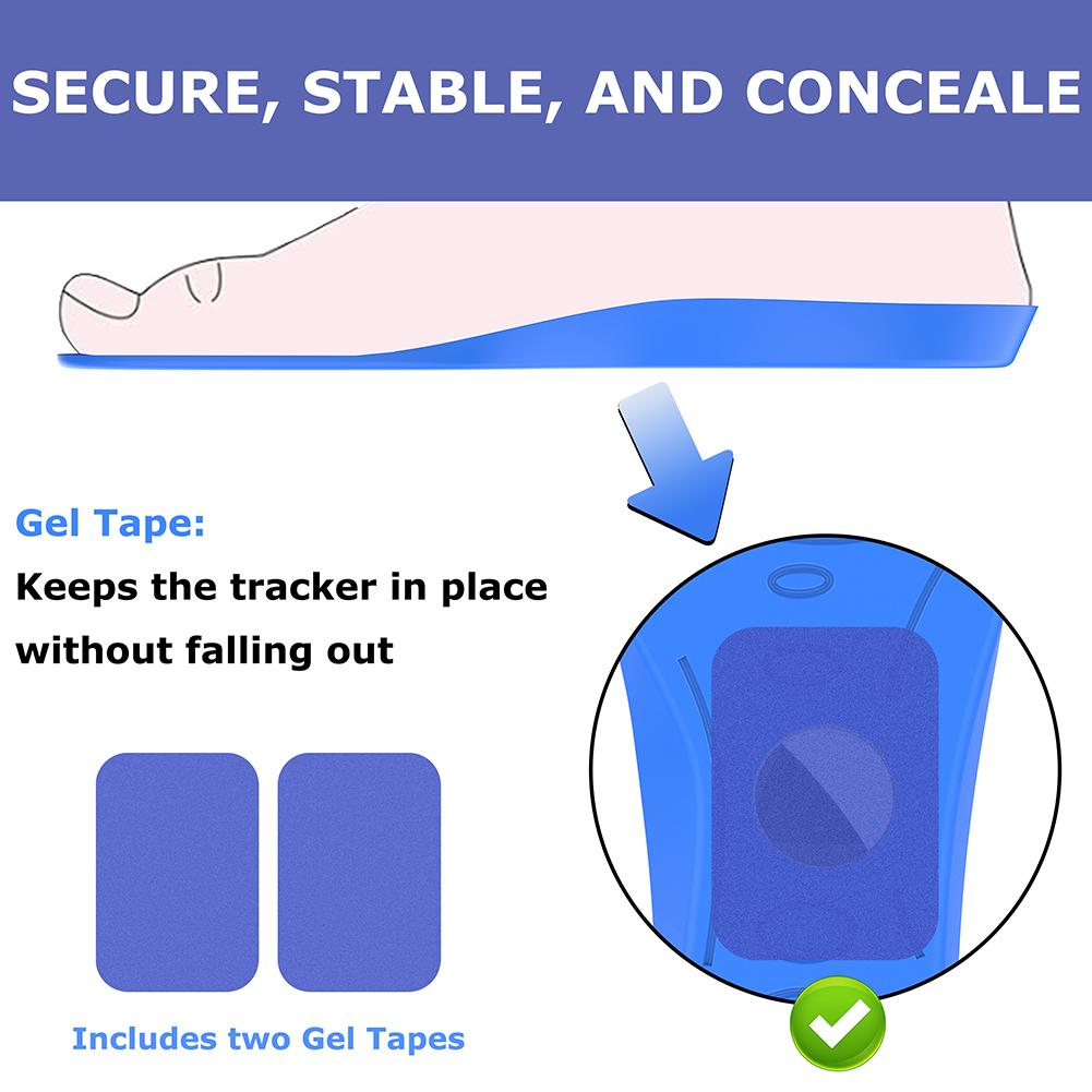 Airtag Holder Inserts for Kids Hidden Tracker Case To Track Your Kids Shoes Easily Put Into Shoes Accessories 135--290mm