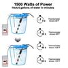 1500W High Power Immersion Water Heater Rapid Heating Immersion Element Boiler Portable Bathtub Heater