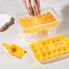 Ice Trays for Freezer with Lid & Bin, Ice Cube Tray Making 68 Pcs Ice Cubes, Easy Press To Release Ice