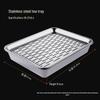 Japanese Style Thickened Stainless Steel Tea Tray
