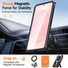 For Samsung Galaxy S26 Ultra Magnetic Case Rotating Kickstand PC + TPU Shockproof Drop-proof Phone Cover