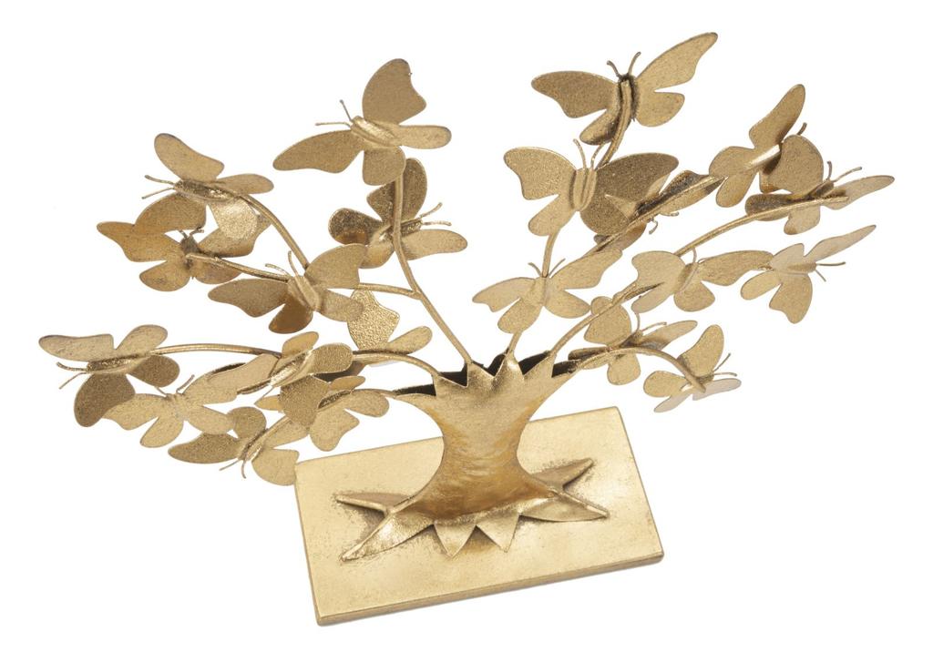 Sculptur Tree  Glam With Butterfly Cm 31X8X30